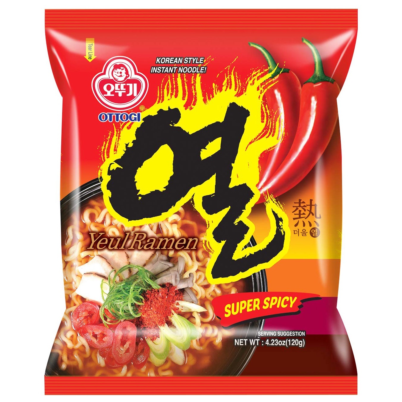 

Лапша Ottogi Yeul Ramen очень острая 120г