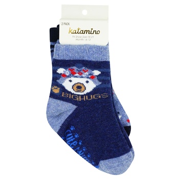 Katamino Children's Socks for Boys 6-12months 2pcs - buy, prices for - photo 2