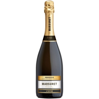 Marsuret L'estro Prosecco White Extra Dry Sparkling Wine 11.5% 0.75l - buy, prices for MegaMarket - photo 1