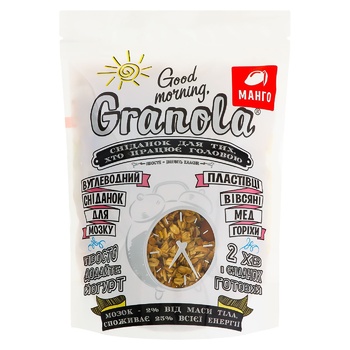 Гранола Good Morning Granola манго 330г - купить, цены на Восторг - фото 1