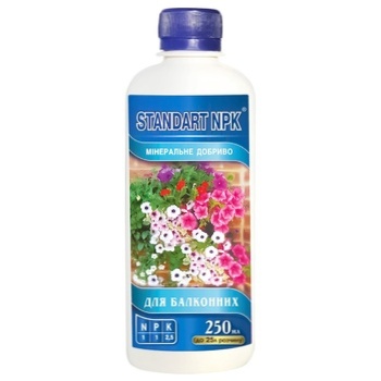 Standart NPK Mineral Fertilizer for Balcony 250ml - buy, prices for - photo 1