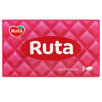 Ruta Fashion Collection 3-ply Cosmetic Napkins 60pcs - buy, prices for MegaMarket - photo 1