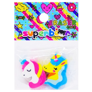 ZED Unicorn Eraser 2pcs