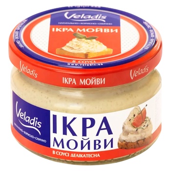 Ікра Мойви в соусі Делікатесна Veladis 180г - купити, ціни на - фото 1