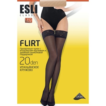 Esli Women's Stockings Flirt 20den s.23-25 Visone - buy, prices for MegaMarket - photo 1