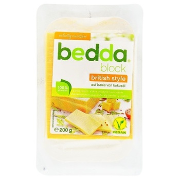 Bedda British Sliced Vegetable Cheese 200g - buy, prices for - photo 1