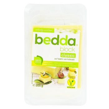 Сыр Bedda Классический растительный нарезанный 200г - купить, цены на - фото 1