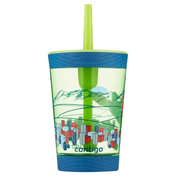 Contigo Spill Proof Tumbler Children's Glass with Tube 420ml - buy, prices for COSMOS - photo 1