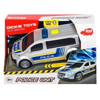 Игрушка Dickie Toys SOS Полиция автомобиль 15см - купить, цены на - фото 1