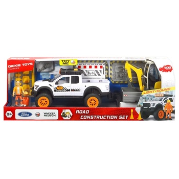 Dickie Toys Playlife Road Construction Game Set 3+ - buy, prices for COSMOS - photo 1