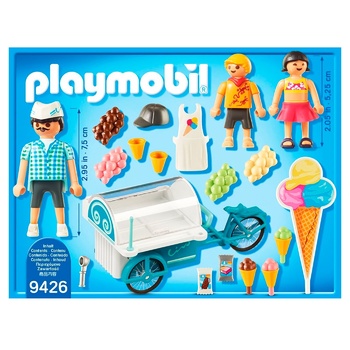 Ігровий набір Playmobil Візок з морозивом 9426 - купити, ціни на КОСМОС - фото 2