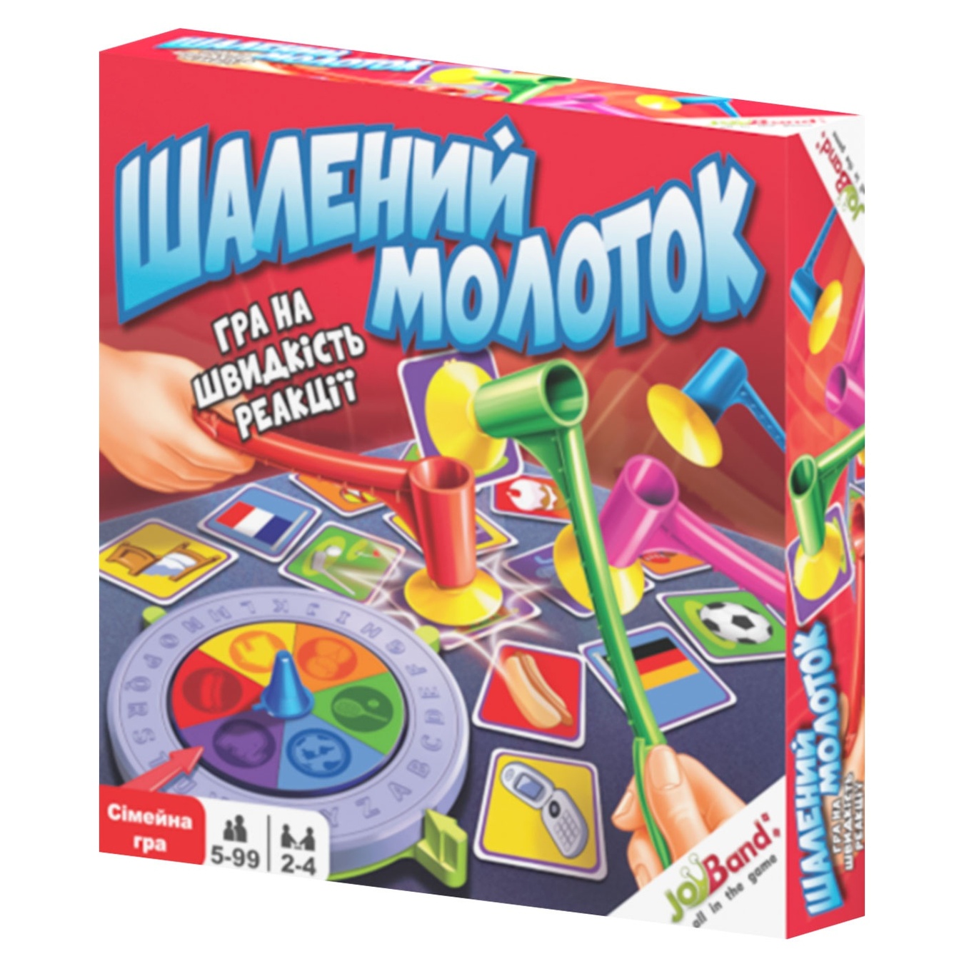 

Игра настольная JoyBand Безумный молоток