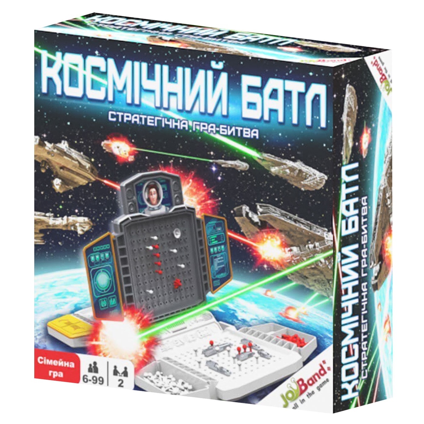 

Гра настільна JoyBand Космічний батл 12050