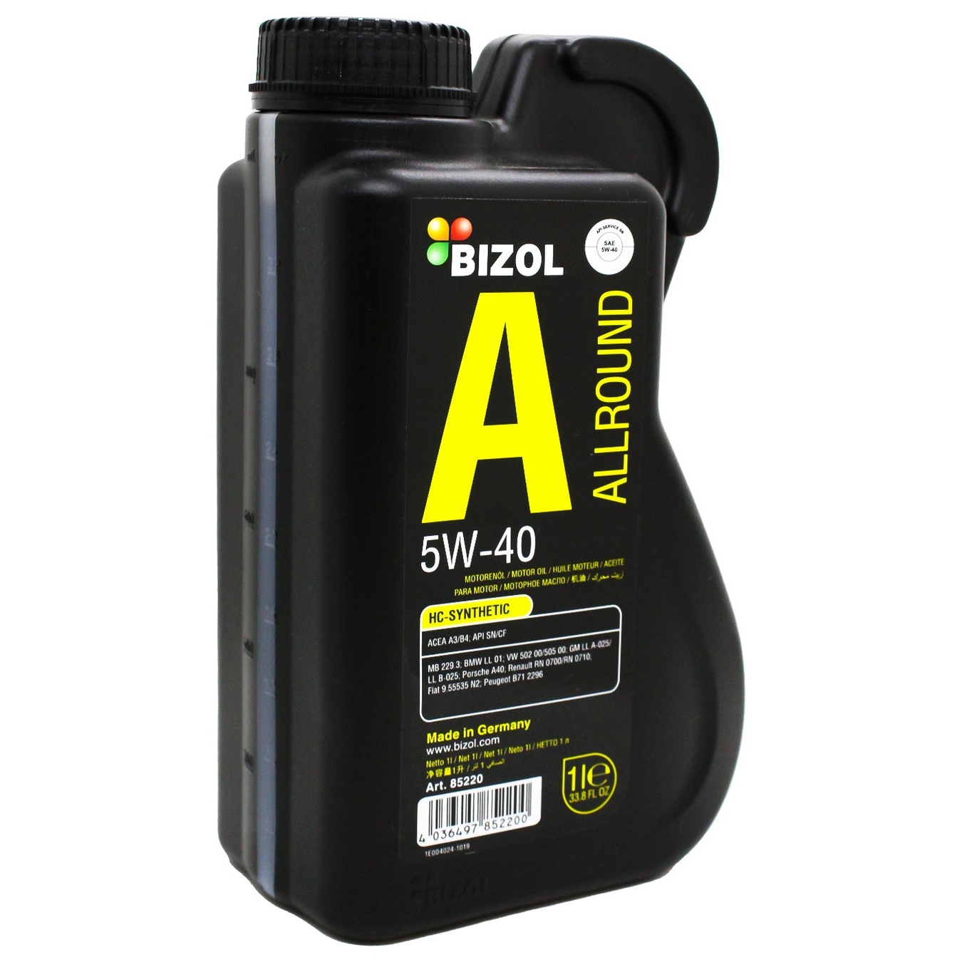 

Масло моторное Bizol Allround 5W-40 1л