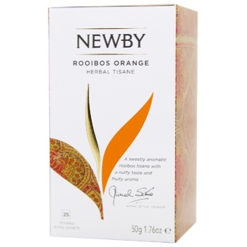 Чай фруктовий Newby Rooibos Orange 25шт 50г - купити, ціни на КОСМОС - фото 3