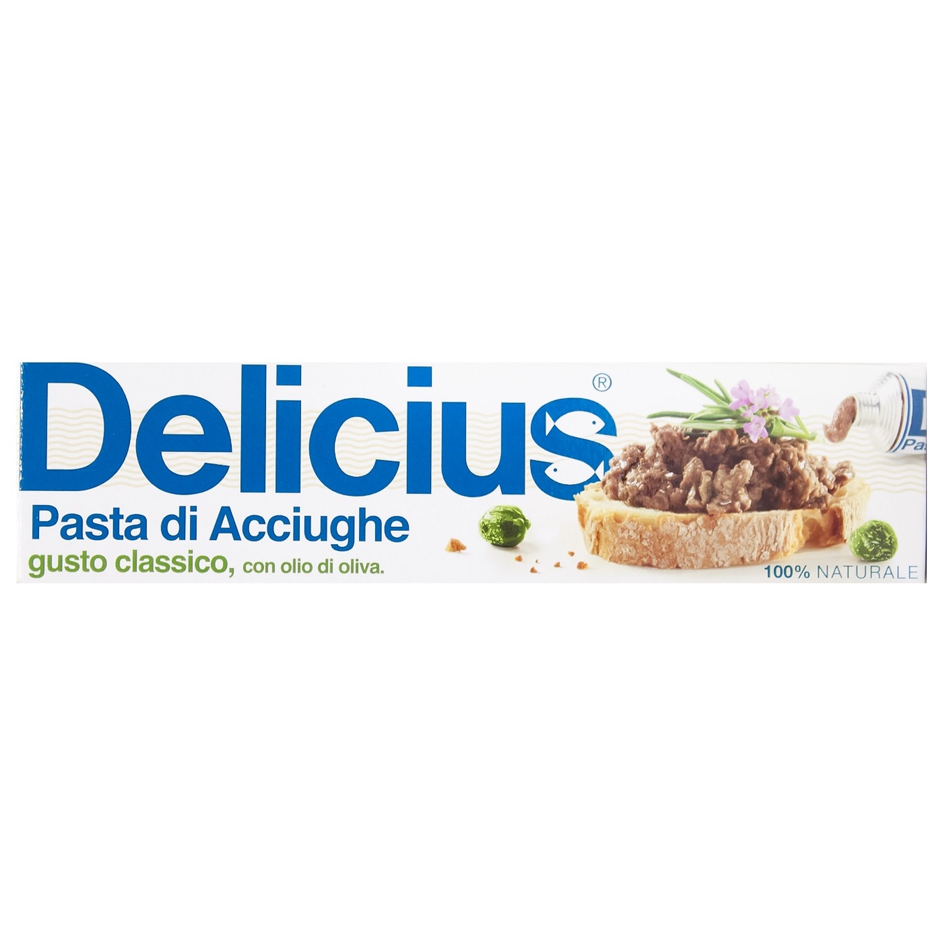 

Паста из анчоуса Delicius в оливковом масле 60г
