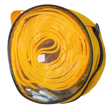 Vitol Cable Towing 5t 50mm*6m 2 Hooks + Bag orange - buy, prices for MegaMarket - photo 1