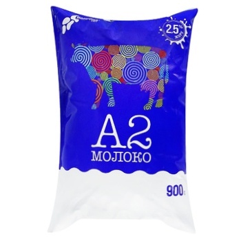 Molochnyy svit A2 Pasteurized Milk 2.5% 900g - buy, prices for Auchan - photo 1