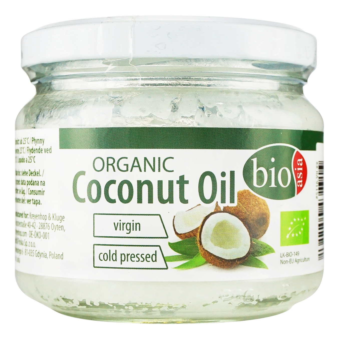 

Масло кокосовое Bio Asia органическое 250мл