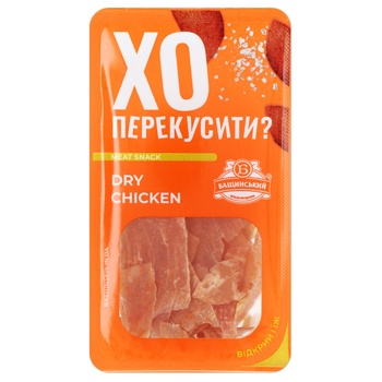 Чипсы куриные Бащинский Dry Chicken сырокопченые высшего сорта 50г - купить, цены на Auchan - фото 2