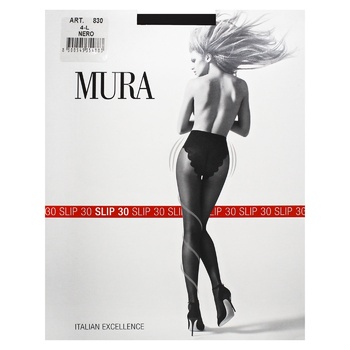 Колготы Mura 830 Slip 30den Nero №4 - купить, цены на ULTRAMARKET - фото 1