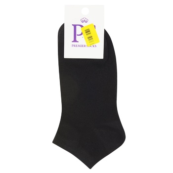 Premier Socks Black Men's Socks 29s