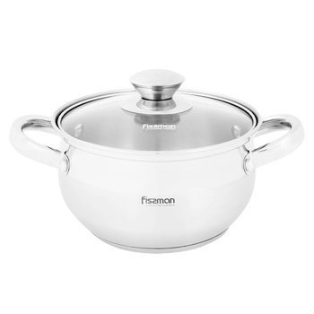 Fissman Prime Pan with Glass Lid 1.3l - buy, prices for - photo 1