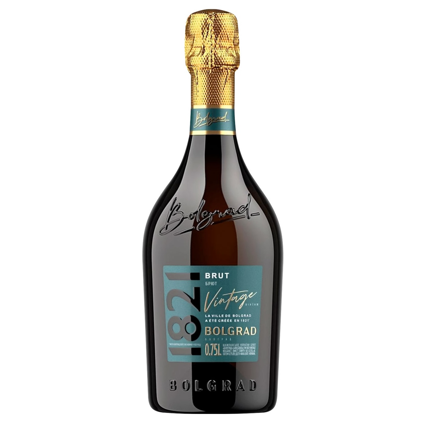

Вино игристое Bolgrad 1822 Vintage брют белое 10,5-12,5% 0,75л