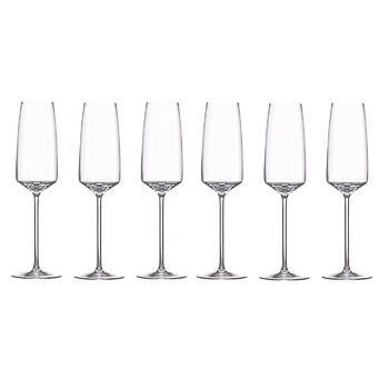 Rona Vista Glass Set for Champagne 250ml 6pcs - buy, prices for Vostorg - photo 1