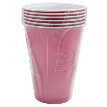 Disposable Plastic Cup 500ml 6pcs - buy, prices for COSMOS - photo 3