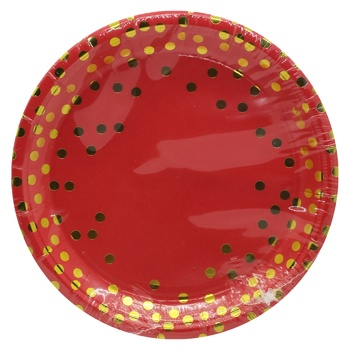 Тарілки одноразові паперові 10шт - купити, ціни на КОСМОС - фото 5