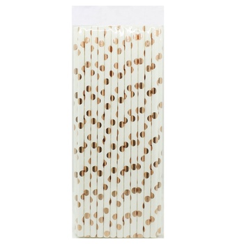 Набір трубочок паперових 25 шт. 20 см 34303-3 И409 - купити, ціни на КОСМОС - фото 3