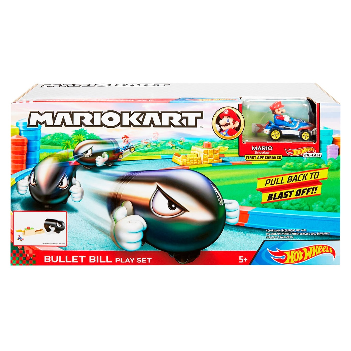 

Набор игровой Hot Wheels Mario Kart Пуля Билл