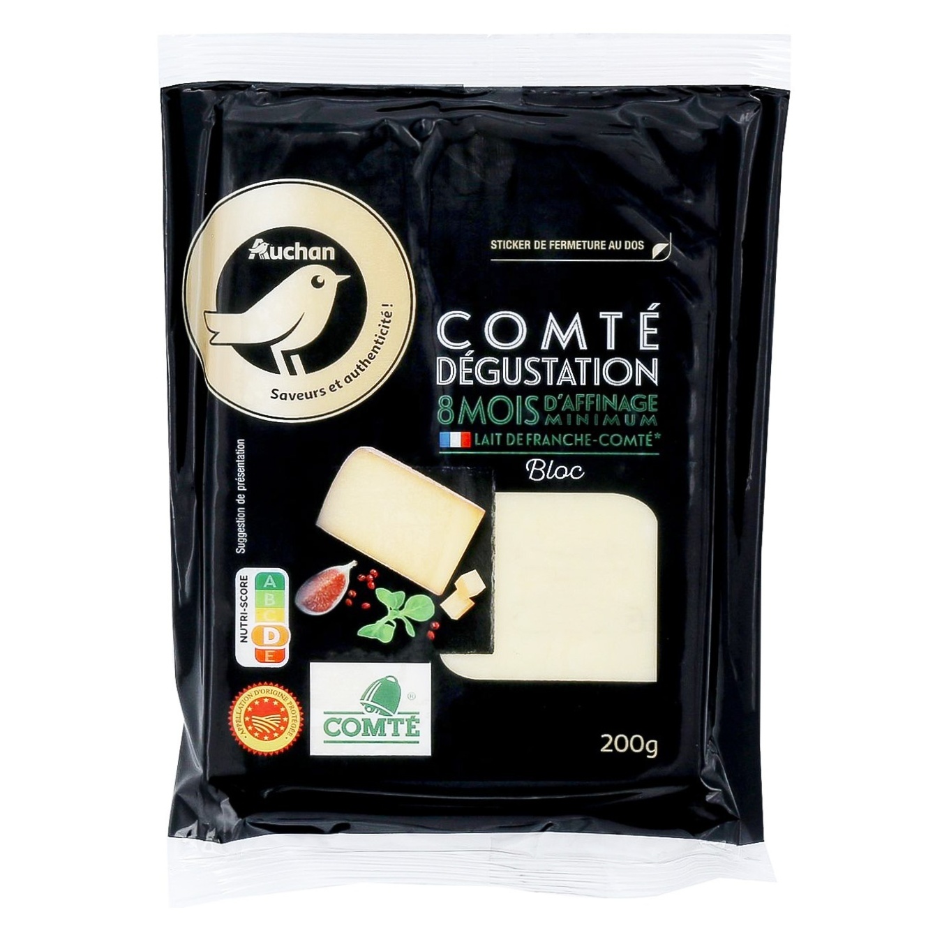 

Сыр Ашан Comte 45% 200г