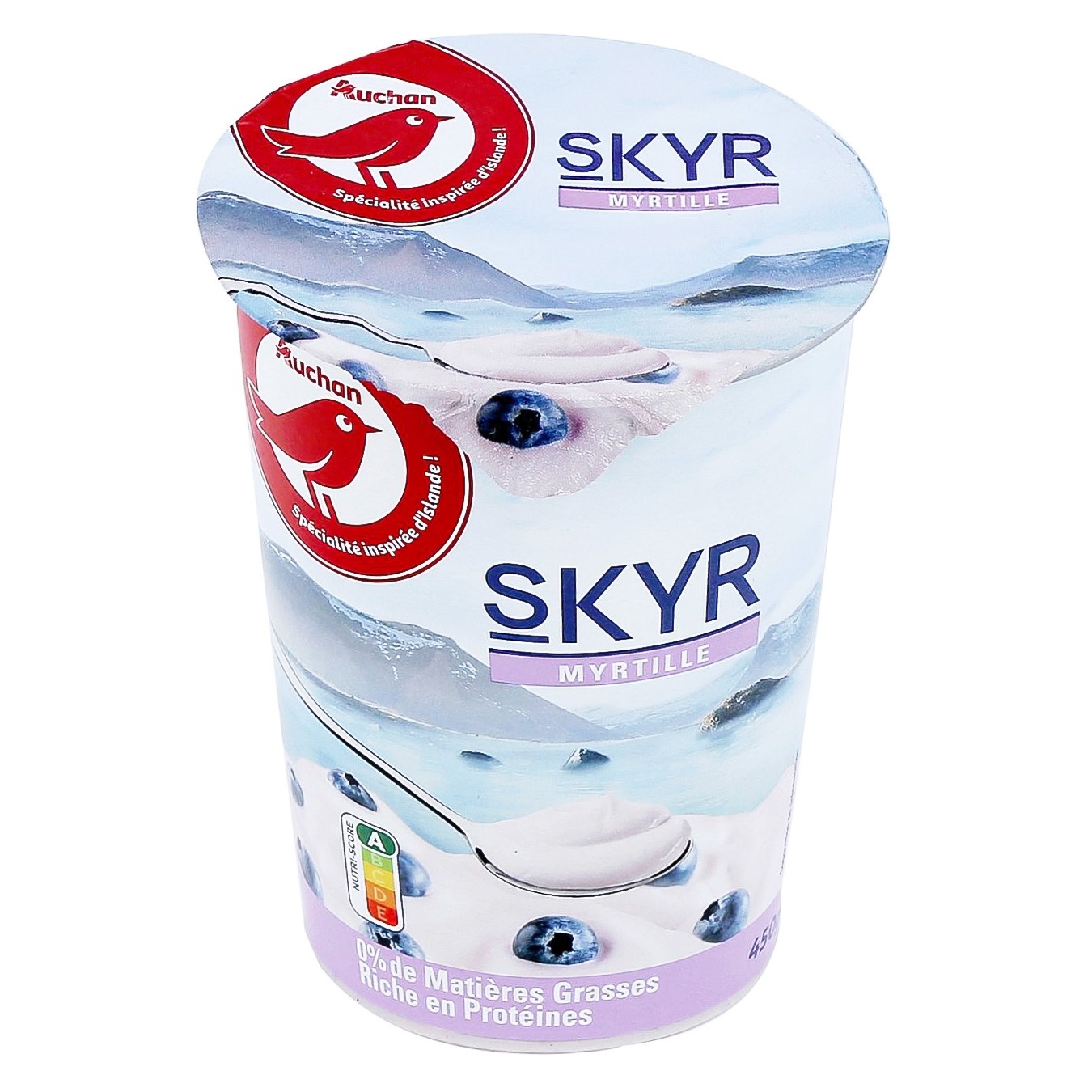 

Йогурт Ашан Skyr Черника 450г