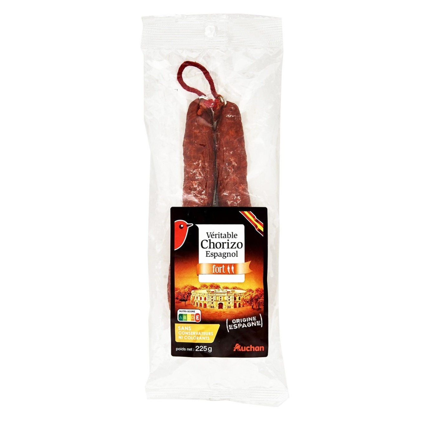 

Колбаса Ашан Chorizo Espagnol Fort 225г