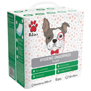 Petino Hygienic Diapers for Animals 60*60cm 10pcs