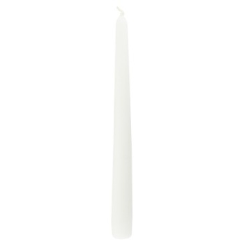 Bolsius White Conical Candle 24.5x2.4cm - buy, prices for METRO - photo 1