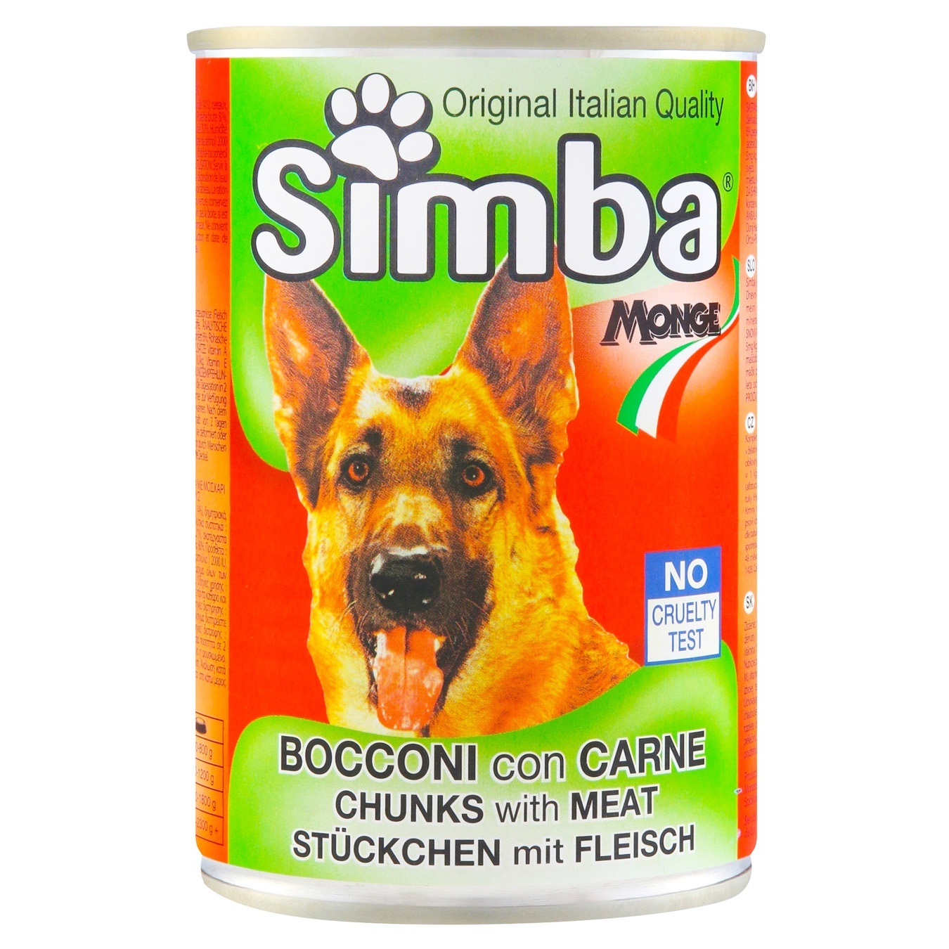 

Корм Simba Кусочки с мясом для собак 415г