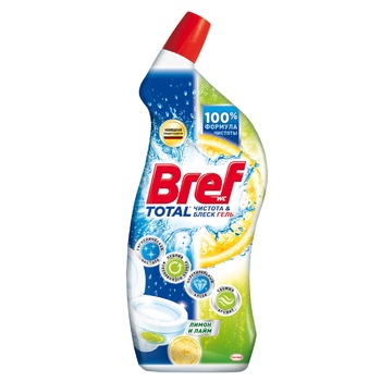 Bref Power Aktiv Lemon Toilet Cleaner 700ml - buy, prices for Auchan - photo 8