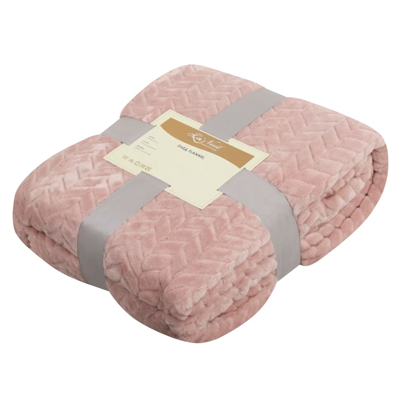 

Плед La Nuit Flannel Plush розовый 200х220см