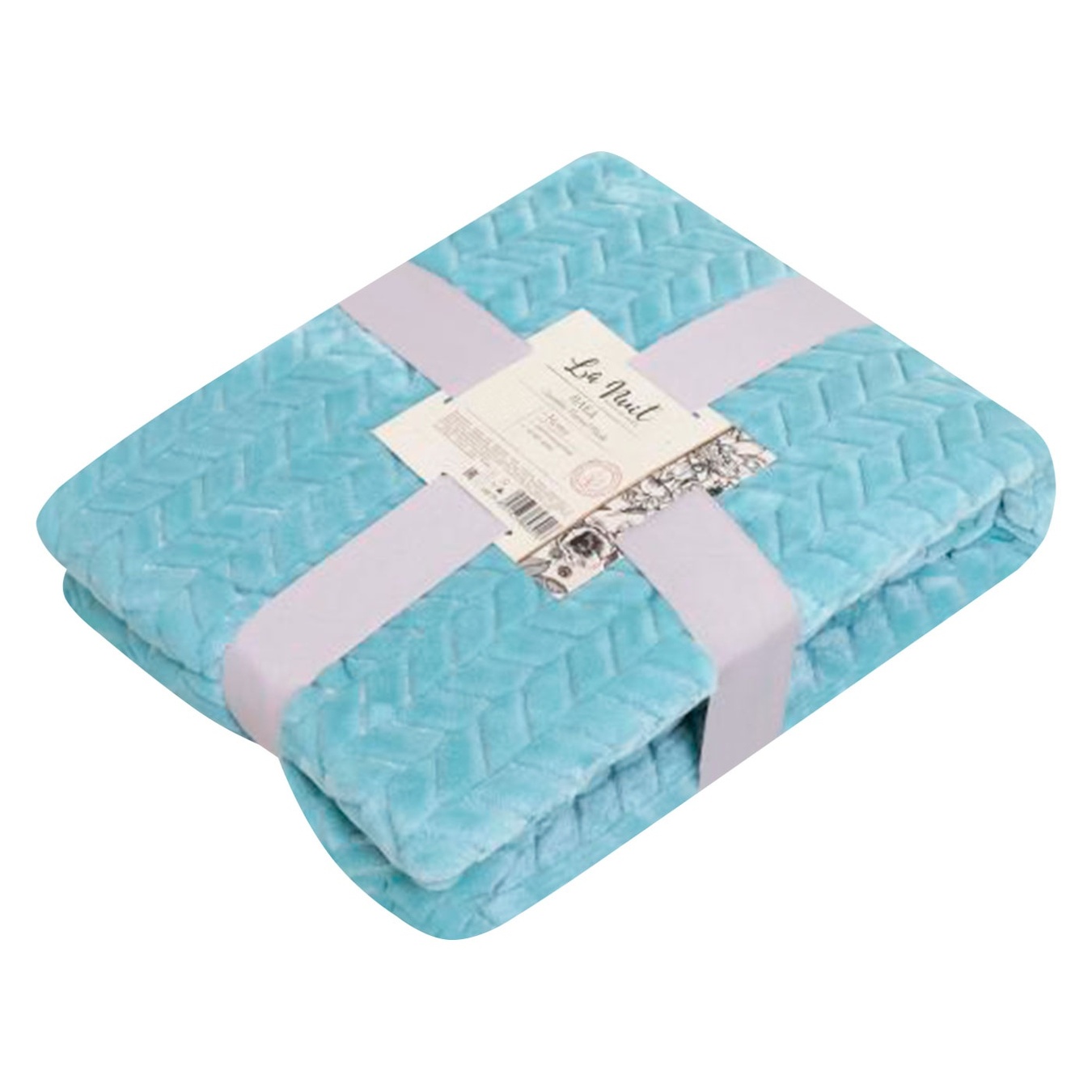 

Плед La Nuit Flannel Plush аква 160х200см
