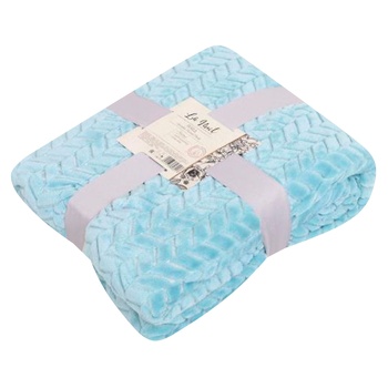 La Nuit Flannel Plush Aqua Plaid 200х220cm - buy, prices for - photo 1