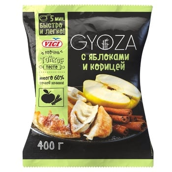 Vici Gyoza with Apples and Cinnamon 400g - buy, prices for COSMOS - photo 1