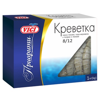 Vici 8/12 Frozen Royal Shrimp 1kg - buy, prices for COSMOS - photo 1