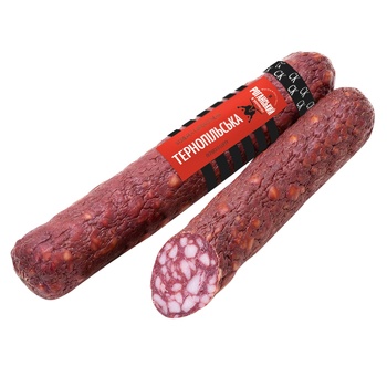 Rohansky myasokombinat Ternopil Raw-smoked Sausage First Grade - buy, prices for Auchan - photo 1