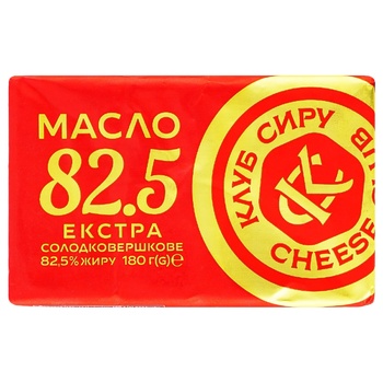 Cheese Club Extra Sweet Cream Butter 82.5% 180g - buy, prices for  - photo 2