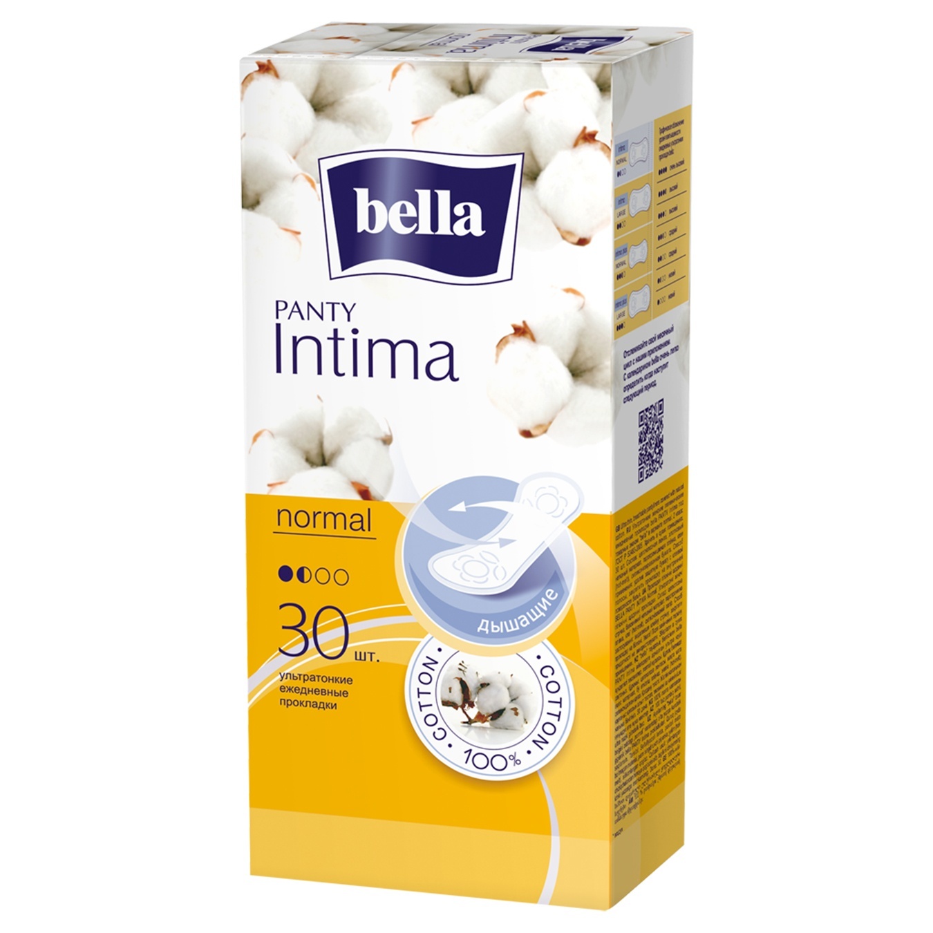 

Прокладки гигиенические Bella Panty Intima Normal ежедневные 30шт