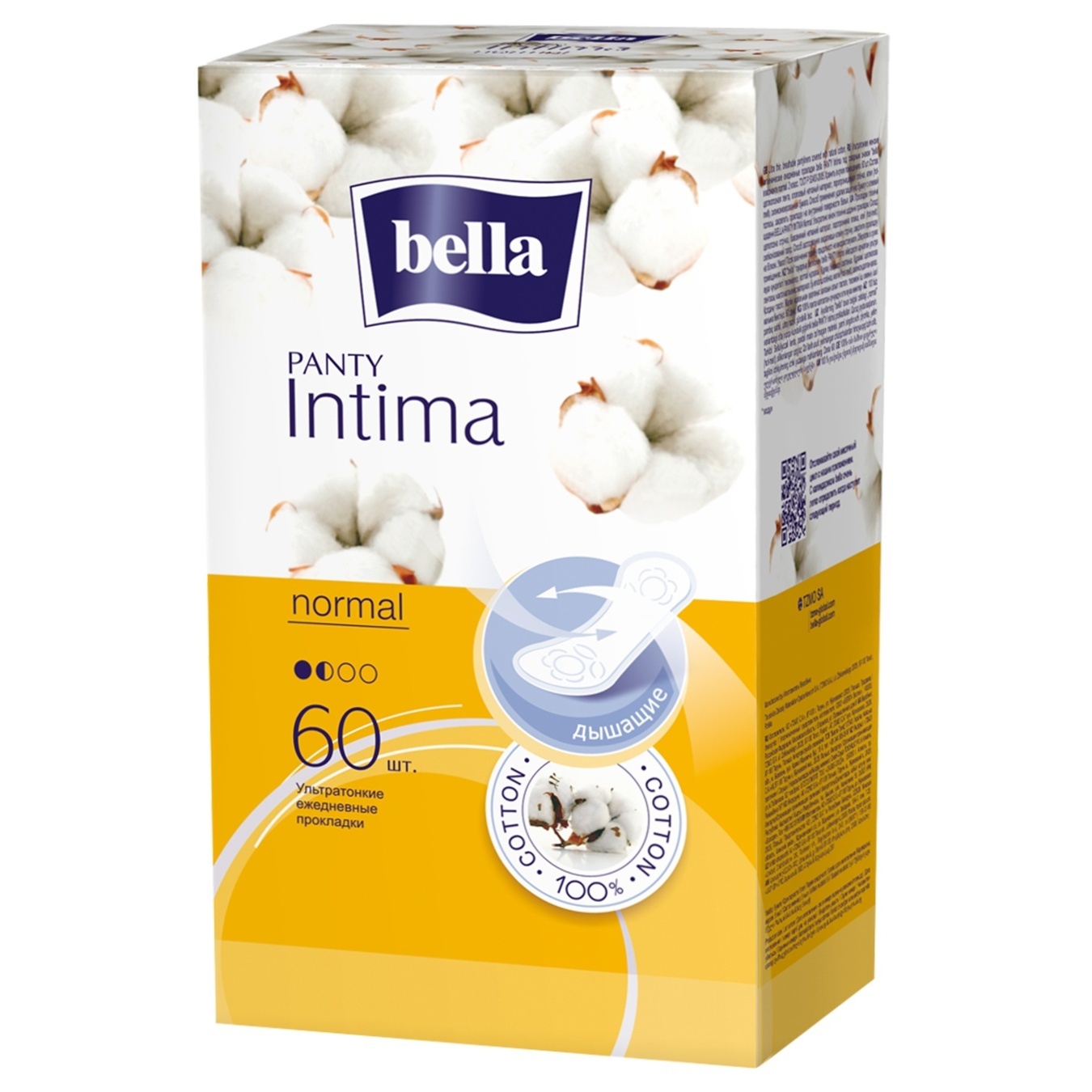 

Прокладки Bella Panty Intima Normal ежедневные 60шт