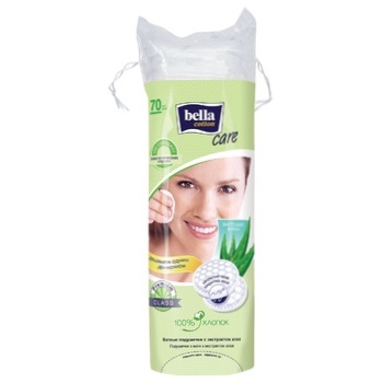 Bella Coton Care with Aloe Extract Cotton Pads 70pcs - buy, prices for MegaMarket - photo 1